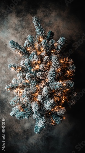 Delicate mimosa flowers elegantly displayed on a dark wooden backdrop, ideal for spring celebrations and heartfelt salutations.