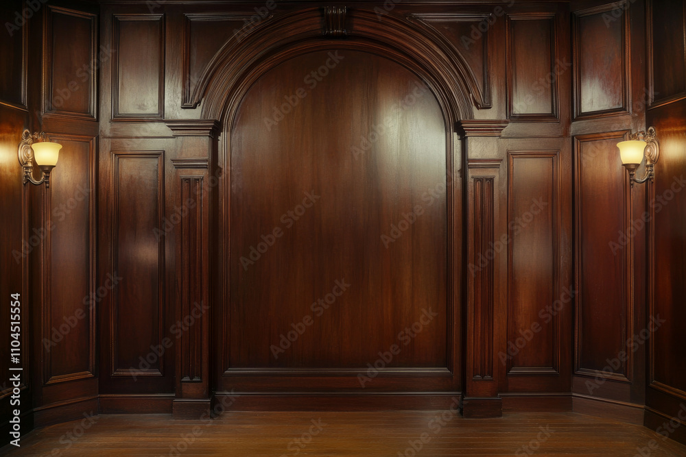 A deep mahogany wooden backdrop with rich, dark tones and glossy finish, giving a sophisticated and elegant feel to the scene. A deep mahogany wooden backdrop with rich, dark tones and glossy finish, giving a sophisticated and elegant feel to the scene.