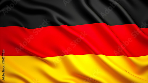 Closeup of the Germany flag