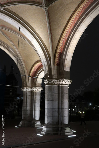 Obraz na płótnie Underpass of the Rijksmuseum in Amsterdam, Netherlands w salonie