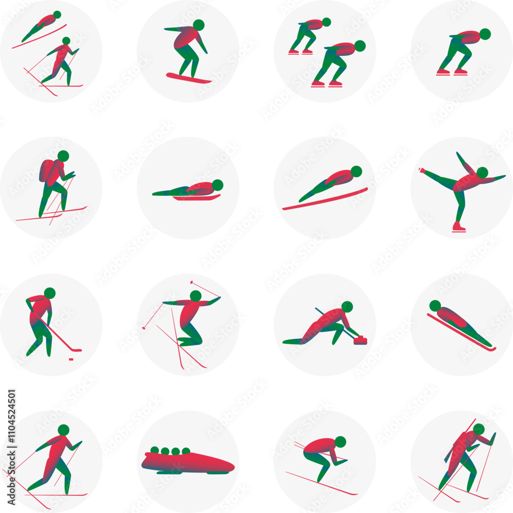 Fototapeta premium set of icons