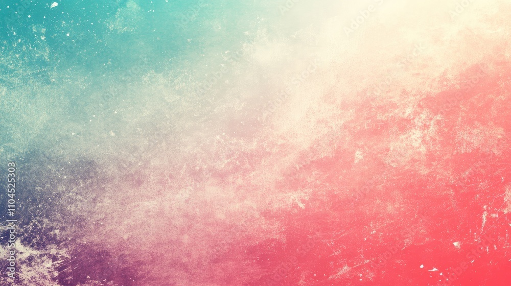 Abstract pastel gradient background with textured, faded, grunge effect.