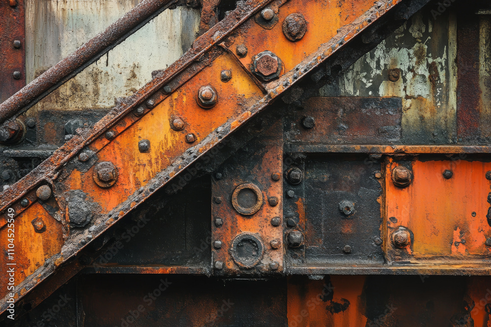 A rusted iron sheet with corroded edges and varying hues of brown, orange, and black, creating a raw industrial vibe. A rusted iron sheet with corroded edges and varying hues of brown, orange, and black, creating a raw industrial vibe.