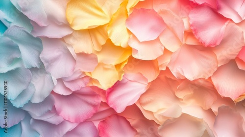 Soft, dreamy lotus petals in sweet, muted hues for backgrounds