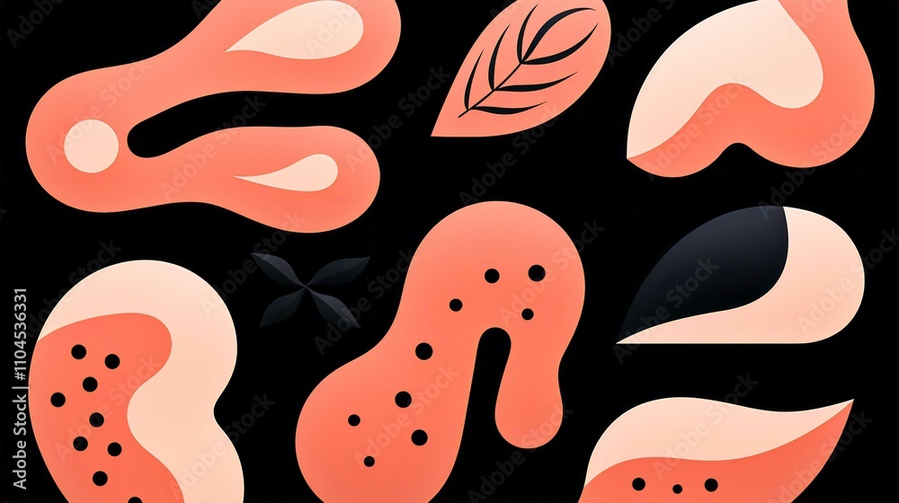 Cute Baby Footprint Vector Seamless Pattern Illustration in Pink Cute Baby Footprint Vector Seamless Pattern Illustration in Pink