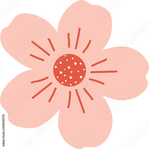 pink flower icon