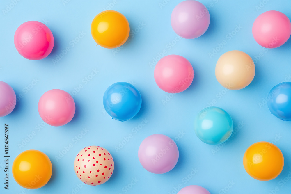 Flat lay colorful conversation bubbles arrangement. Flat lay colorful conversation bubbles arrangement.
