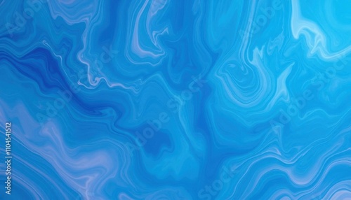 a close up of a blue and white liquid simulation background