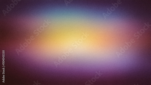 A dynamic gradient artwork showcasing a blend of purple, orange, yellow, and blue tones with a smooth grainy texture, ideal for wallpapers and digital art