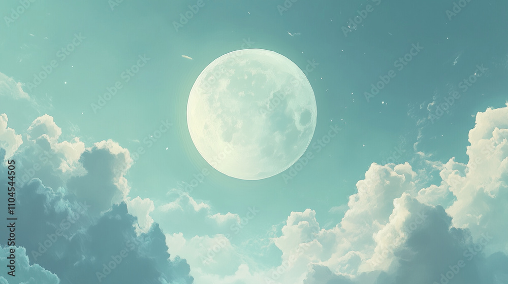 beautiful of full moon and cloud at night for background beautiful of full moon and cloud at night for background