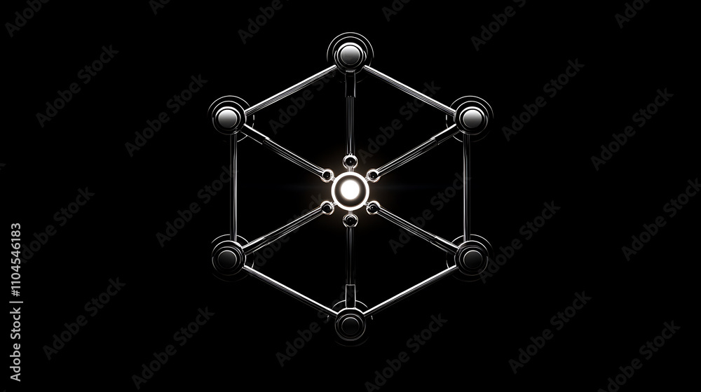minimalist design featuring glowing AI icon connected by lines, symbolizing technology and innovation. sleek, modern aesthetic evokes sense of futuristic advancement minimalist design featuring glowing AI icon connected by lines, symbolizing technology and innovation. sleek, modern aesthetic evokes sense of futuristic advancement
