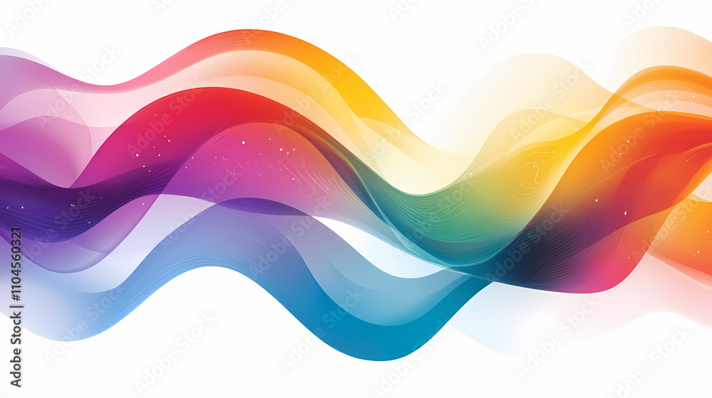 Abstract chromatic fluid wave background. Chromatic. Illustration Abstract chromatic fluid wave background. Chromatic. Illustration