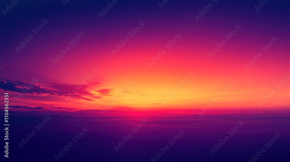 A sunset gradient melting from fiery red to dusky purple. A sunset gradient melting from fiery red to dusky purple.