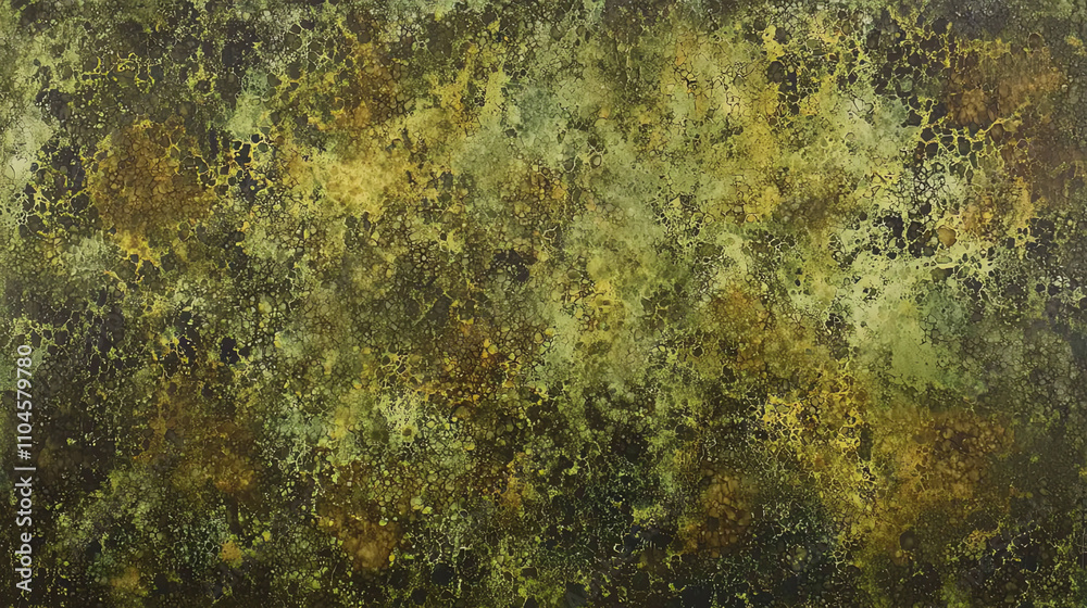 Blending textures of green and brown with organic patterns and natural depth Blending textures of green and brown with organic patterns and natural depth