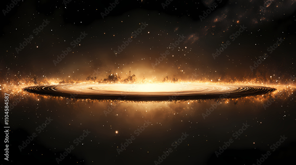Massive blackhole horizon. Galactic. Illustration Massive blackhole horizon. Galactic. Illustration