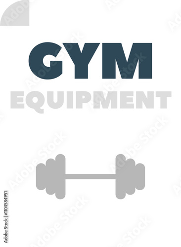 Gym Equipment Shop Poster