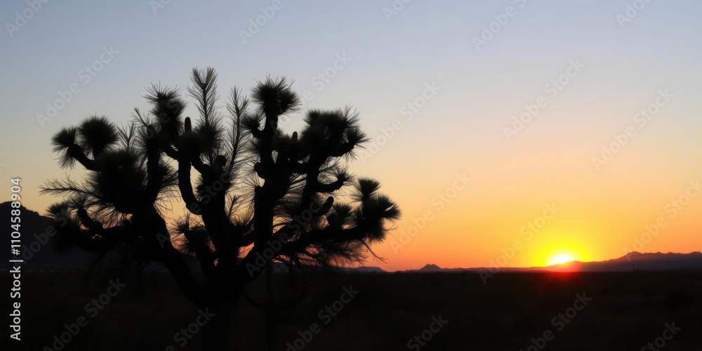A lone saguaro cactus stands tall against the backdrop of a breathtaking sunset with warm colors across the arid desert sky, western sunsets, sunset sky