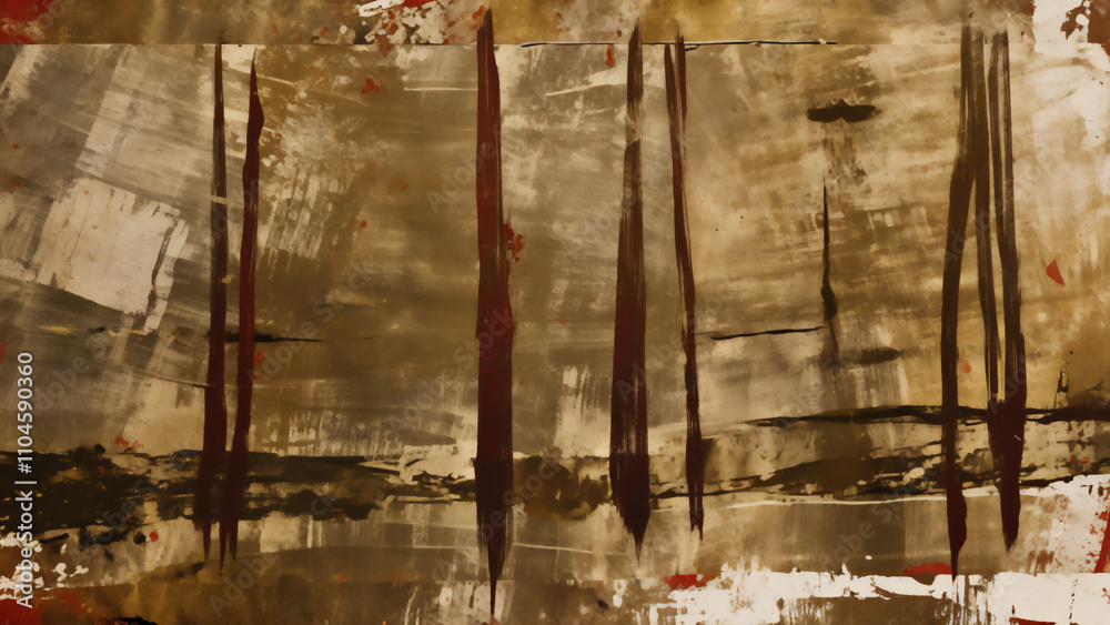 Obraz premium レトロで汚れと傷のある背景デザイン AI画像 ジェネレーティブAI