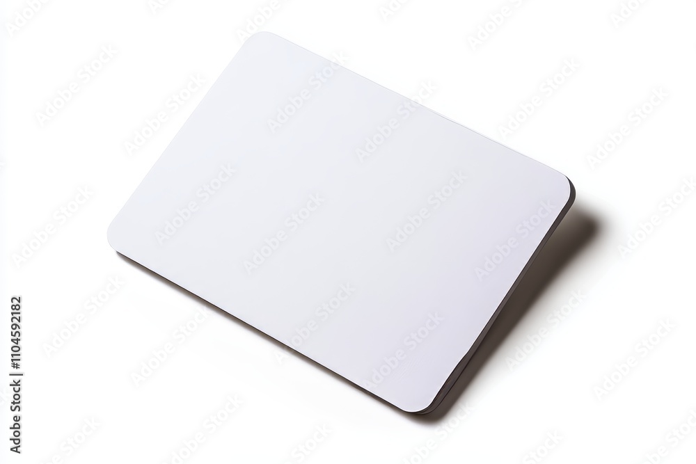 A white card with a black border A white card with a black border