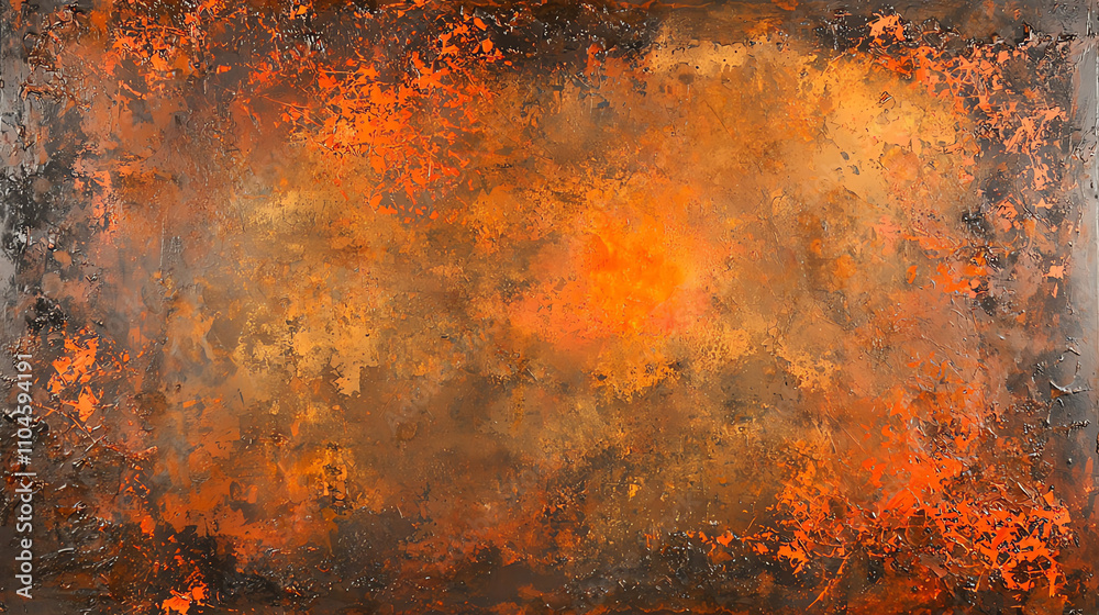 Metal plate texture showcasing warm tones of orange and brown with a weathered appearance and subtle surface variations Metal plate texture showcasing warm tones of orange and brown with a weathered appearance and subtle surface variations