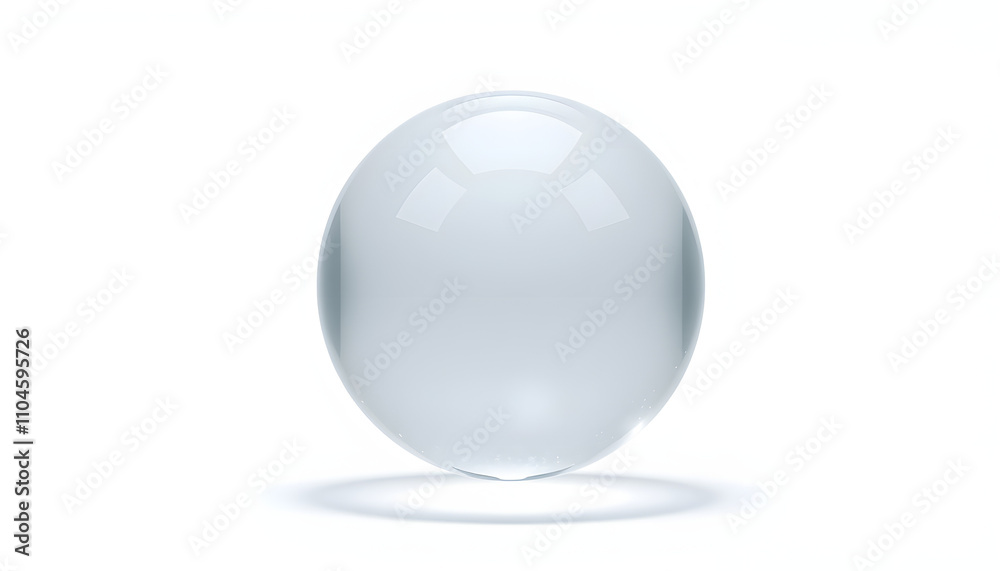 Crystal Ball on white isolated with white highlights, png Crystal Ball on white isolated with white highlights, png