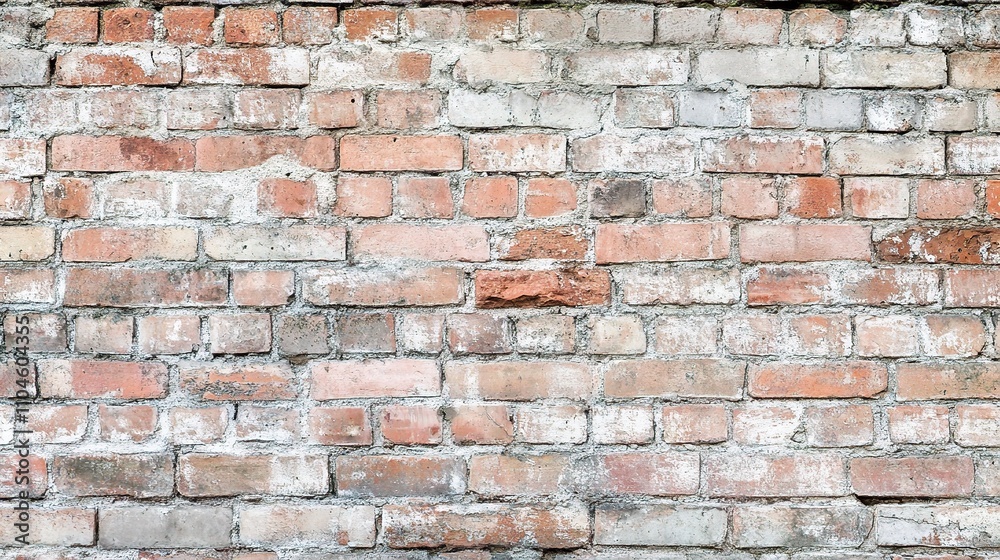 Fototapeta premium Textured Brick Wall with Vintage Charm in Warm Earthy Tones