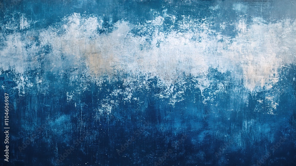 Fototapeta premium Abstract Blue Texture with Light Shades and Natural Patterns