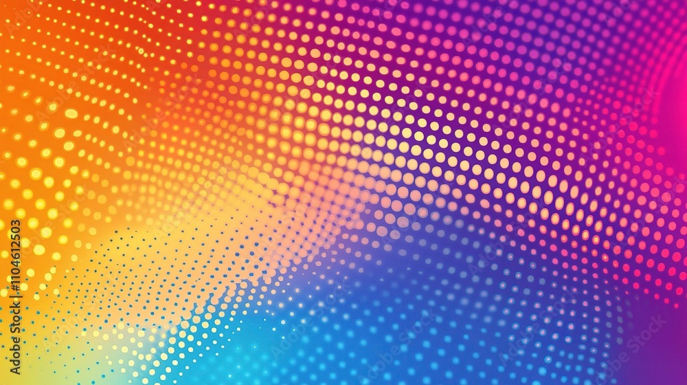 Vibrant Abstract Pattern with Colorful Dots and Gradient Background Vibrant Abstract Pattern with Colorful Dots and Gradient Background