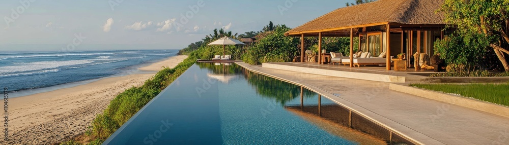 Luxurious Beachfront Villa with Infinity Pool and Scenic Ocean View Luxurious Beachfront Villa with Infinity Pool and Scenic Ocean View