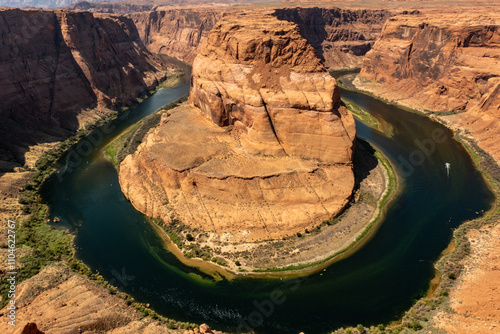 Horseshoe Bend is a horseshoe-shaped incised meander of the Colorado River located near the town of Page