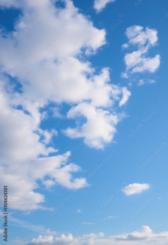 blue sky with a few clouds blue sky with a few clouds