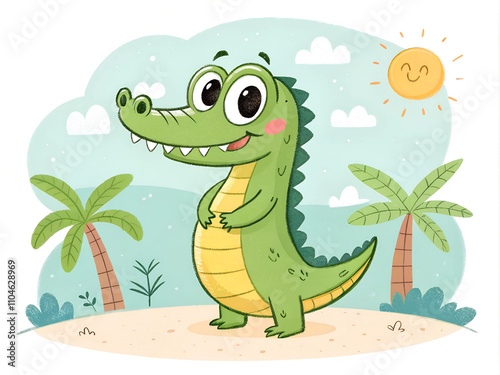 crocodile cartoon