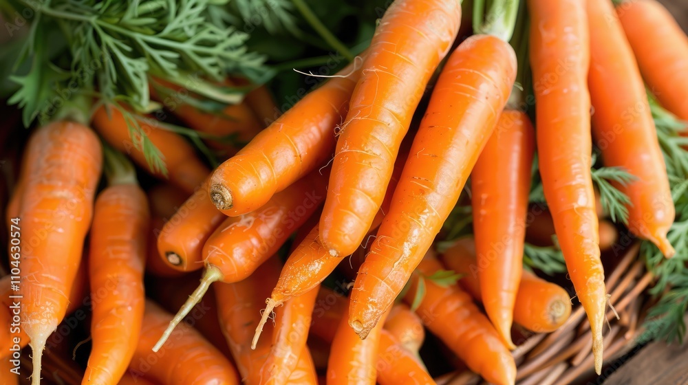 Vibrant carrots, freshly arranged for eating. Vibrant carrots, freshly arranged for eating.