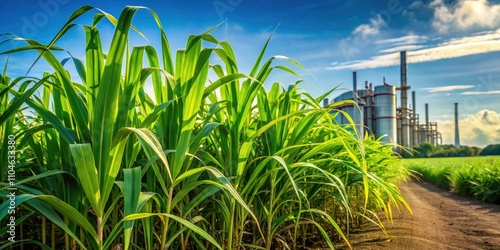 Wallpaper Mural Sugarcane Ethanol: Renewable Energy, Biofuel Production, Green Alcohol Industry Torontodigital.ca
