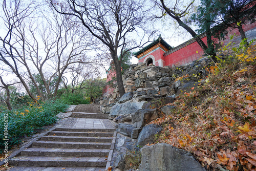 Shanxian Temple Gate of Summer Palace in Beijing. photo