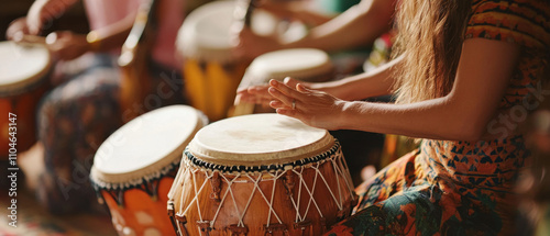 International Family Drum Circle: Rhythmic Celebration