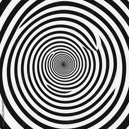 black and white spiral background