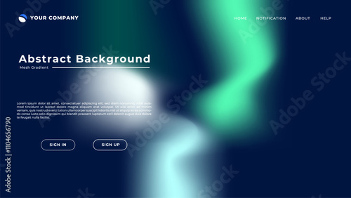 Mesh gradient abstract background for your landing page design. Minimal background for website designs
