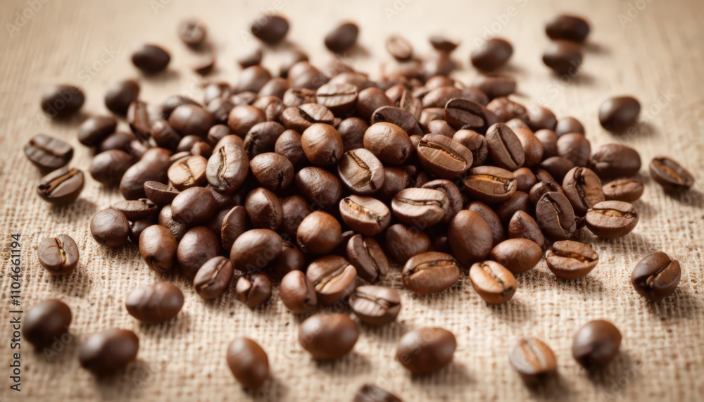 Rustic Coffee Beans With Wooden Background Rustic Coffee Beans With Wooden Background
