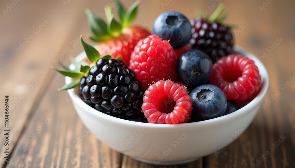 A bowl of assorted fruits on a wooden table A bowl of assorted fruits on a wooden table