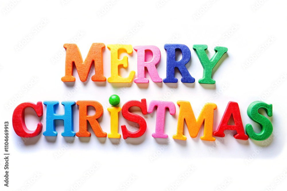 Colorful wooden letters spelling Colorful wooden letters spelling