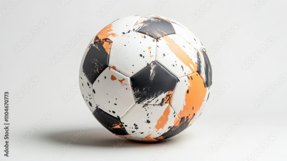 a vibrant soccer ball with a unique design for sports enthusiasts a vibrant soccer ball with a unique design for sports enthusiasts