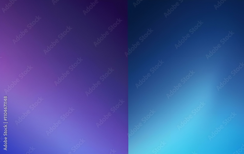 Fototapeta premium Blue purple gradations, curves, textures, banners