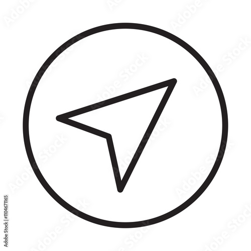 gps cursor location icon