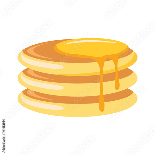Pancakes Vector Illustration