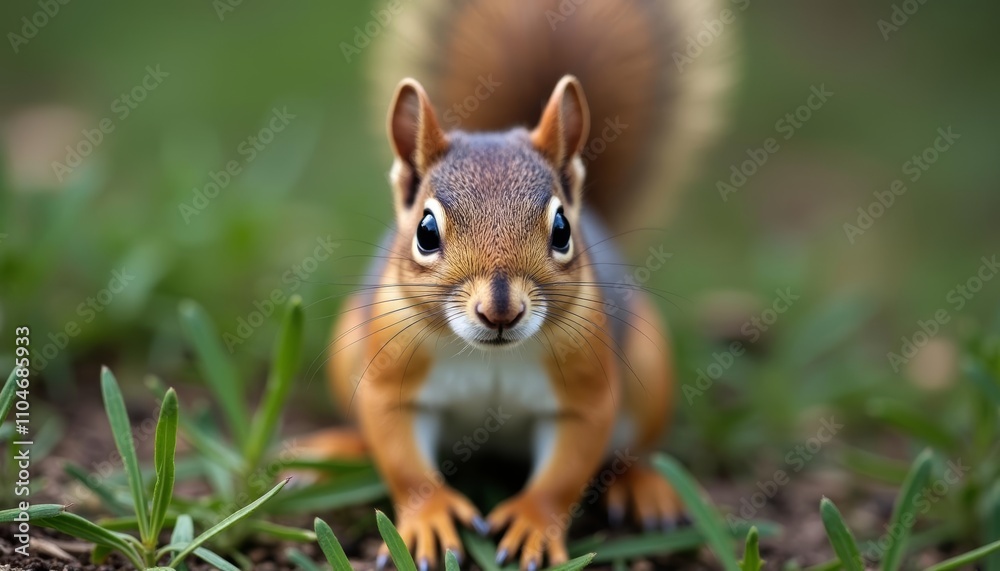 Close-up of brown squirrel with black eyes Close-up of brown squirrel with black eyes