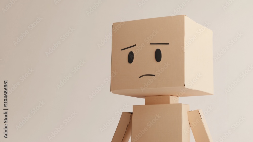 Obraz premium 悲しそうな顔