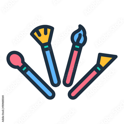 Makeup Brushes Icon