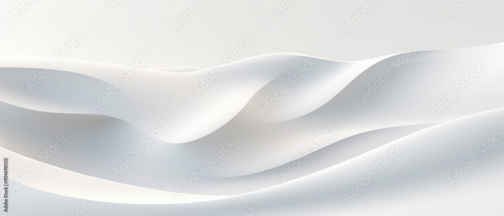 abstract waves of soft white fabric creating a serene and modern background abstract waves of soft white fabric creating a serene and modern background