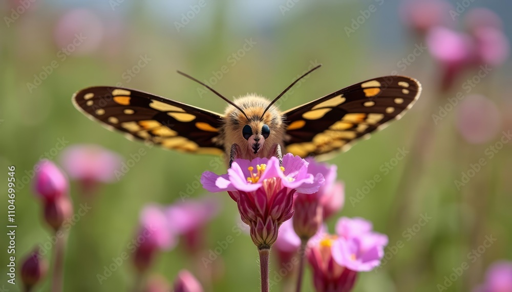 Butterflys delicate dance with natures beauty Butterflys delicate dance with natures beauty